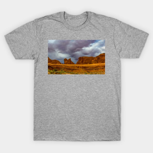 Red Rock Crescent Panorama, Arches National Park T-Shirt by BrianPShaw